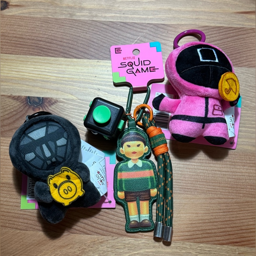 MINISO x Squid Games Keychain Bundle